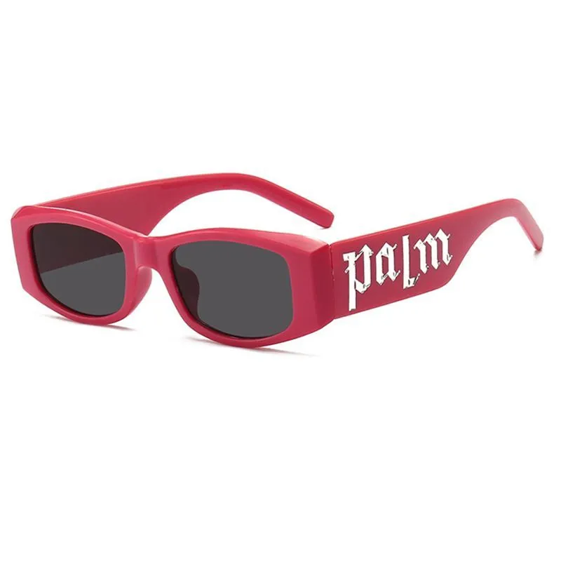 American Alphabet New Colorful Candy Lunettes de soleil European and American Ins Network Red Men and Women Punk Hip Hop Show Lunettes de soleil