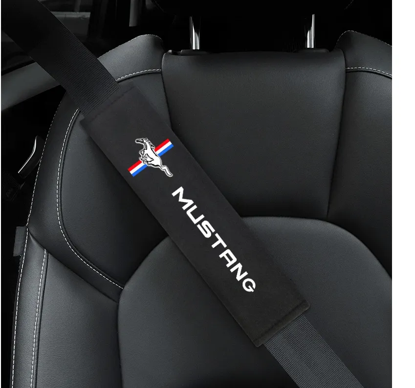 Mustang seat belt pads on sale