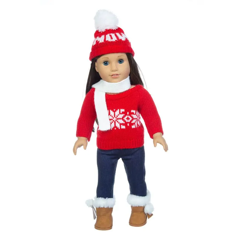 Doll Accessories 18 Inch Kawaii Fashion Sweater Christmas Dress Hat for American  Girl Dolls from Dhgate Doll Apparel - price 35.19