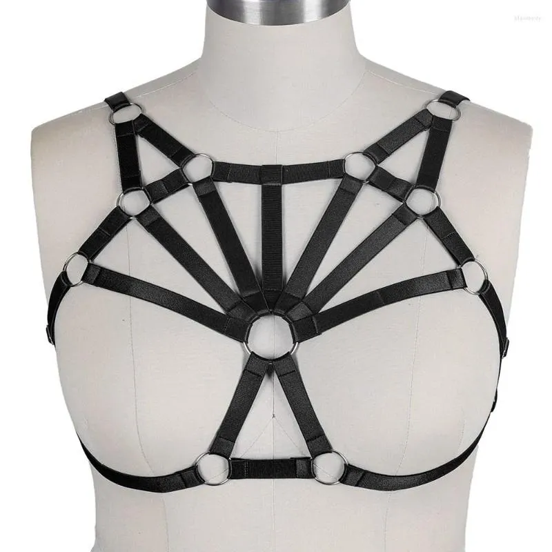 Garters Pastel Goth BDSM Harness For Plump Women Fashion Plus Size
