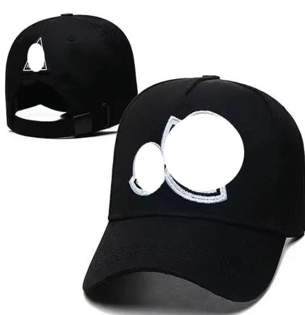 Marca de lujo Capas callejeras de alta calidad Sombreros de béisbol Canadá Capas deportivas para mujer Casquette de capricho Negro Casqueta ajustable A5