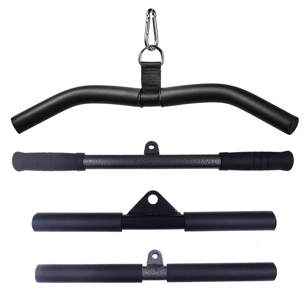 LAT Barra Desplegable Para Máquina De Cable, Accesorios De Tracción LAT Barra En T, Barra En V, Barra De Tríceps Trasera, Mango De Entrenamiento De Fuerza (2 Piezas