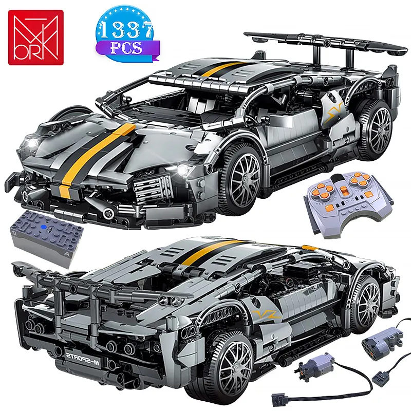 Blocks Technical MOC Famous Racing Car Series Building Model Bricks Children s Assembly Diy Toys Birthday Gifts for Boyfriend 230506