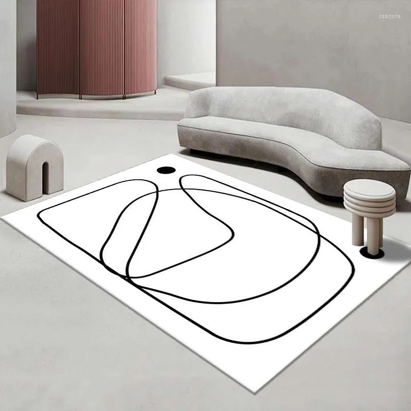 Carpets Simple Living Room Carpet Floor Mat Coffee Table Nordic Modern Household Japanese Style Bedroom Minimalist And Luxurious