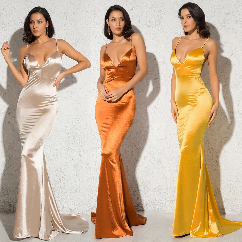 Party Dresses Stretch Satin Custom Color Size Celebrity Evening Gown Bridal Bridesmaid Wedding Party Prom Formal Dress 230505