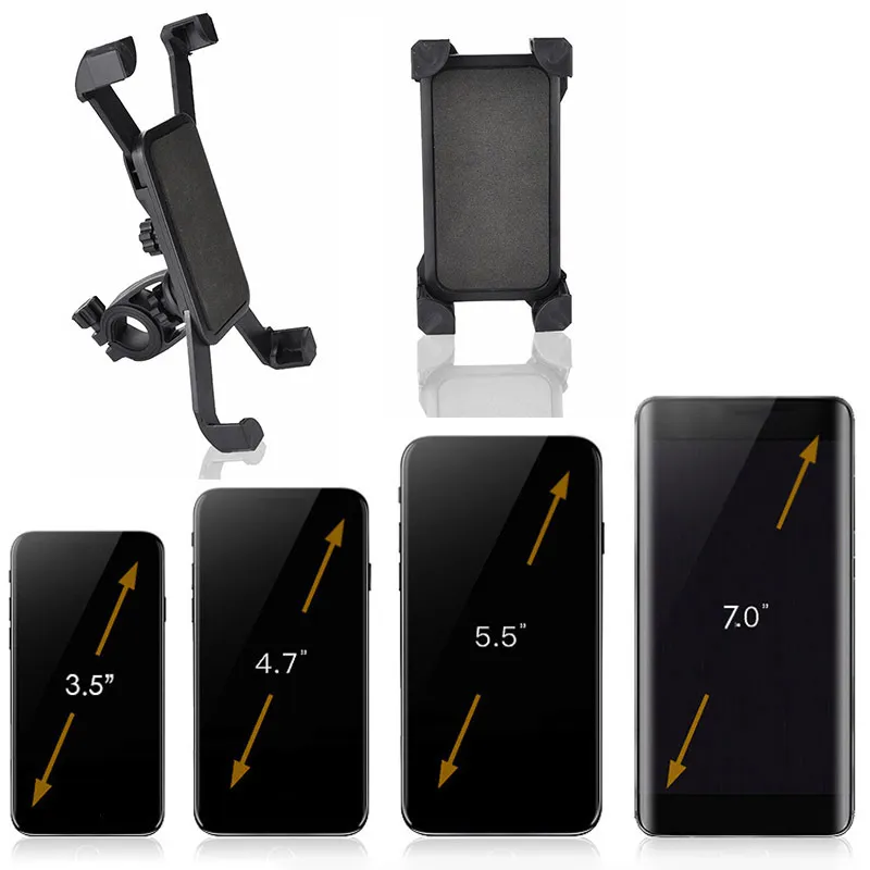 Universal Mobile Phone Bicycle Holder for Xiaomi M365 pro Ninebot Electric Scooter Handlebar Mount Bracket Bicycle Bike Cell Phone Rack