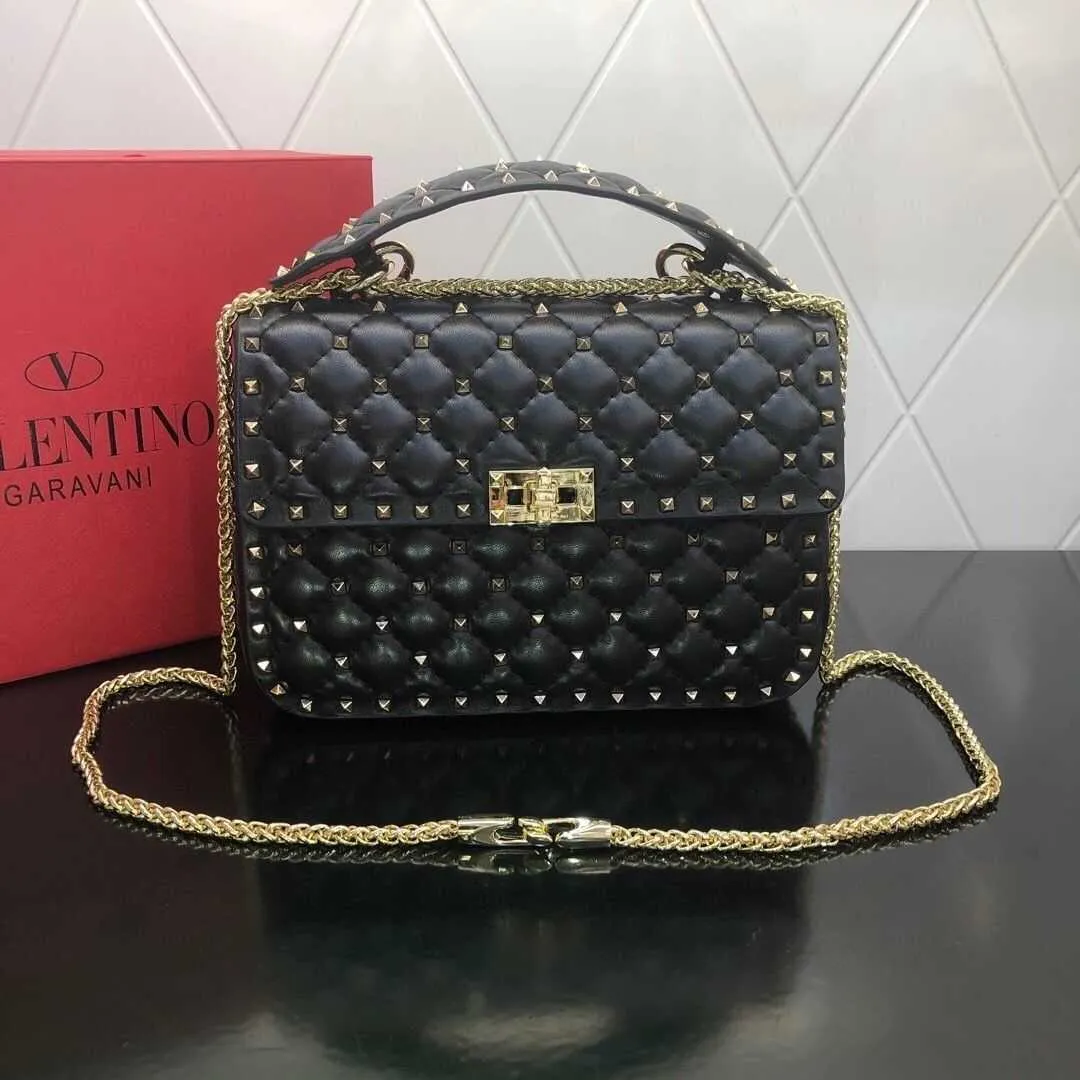 Diamond Classic Style Punk Valentinoo Designer Bags Handbag Grid