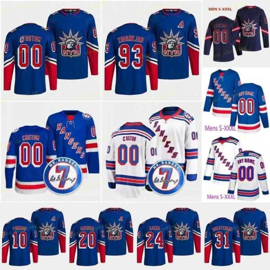 8 Jacob Trouba 2023 Reverse Retro Ranger Jersey Artemi Panarin Igor Shesterkin Mika Zibanejad Adam Fox Chris Kreider Kaapo Kakko Alexis Lafreniere Ryan Lindgren M11