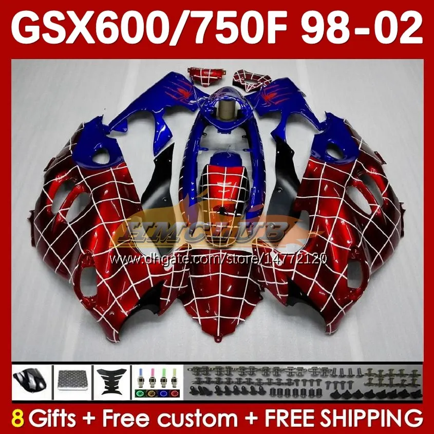 Blue Metal Fairing Body For SUZUKI KATANA GSX600F GSZXF600