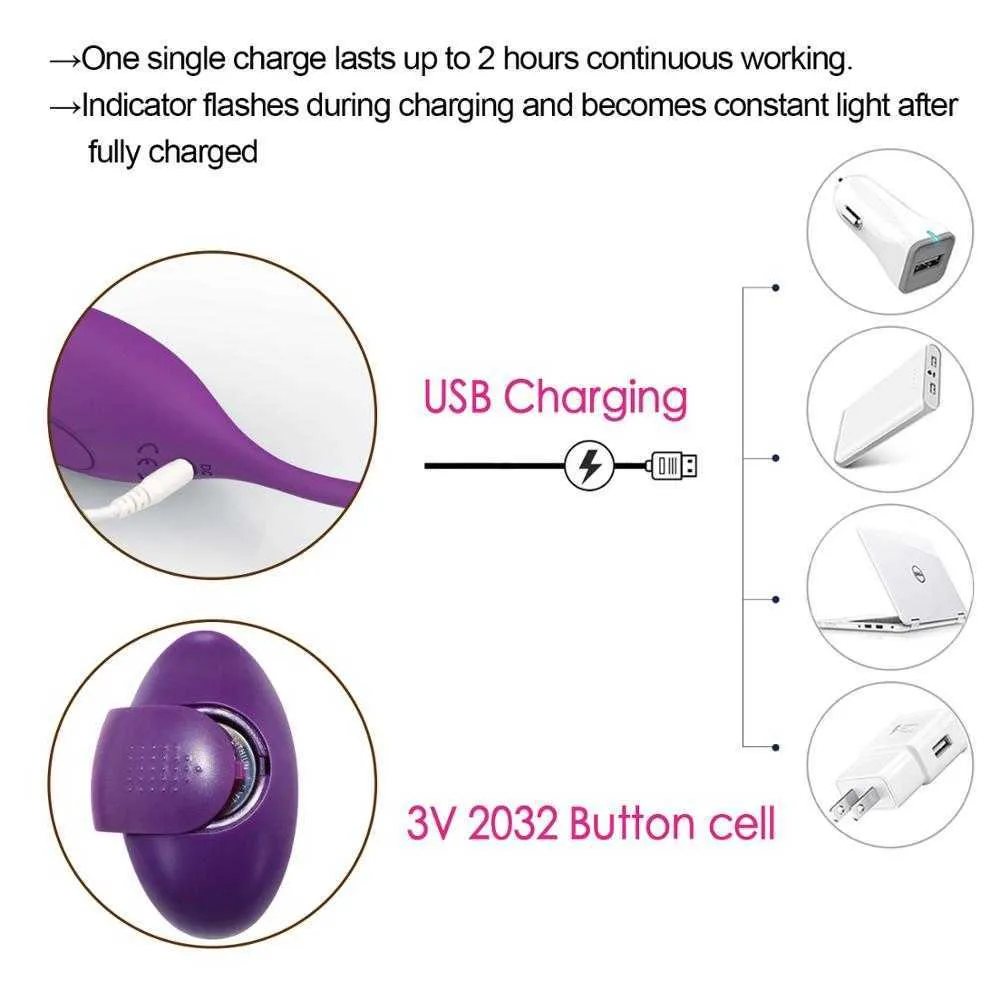 Oeufs culottes vibrateur jouet sexuel femme pour femmes adultes vibrant amour oeuf masturbateur portable G Spot Clitoris_voghion.com