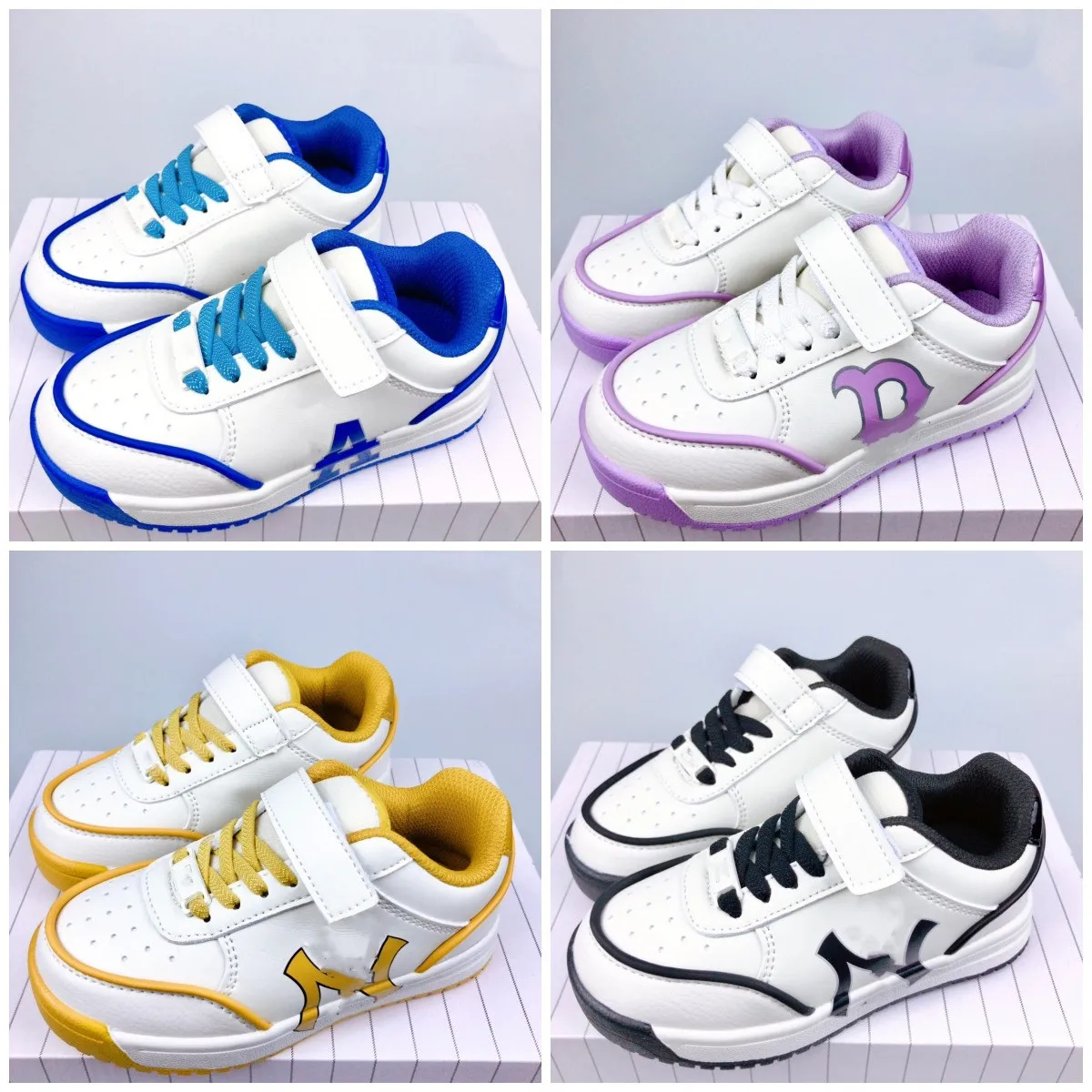 Zapatos Para Correr Para Niños Nueva York Boston Los Ángeles Béisbol  Zapatos Deportivos Diseñador Niños Niñas Zapatillas De Deporte Al Aire  Libre Zapatos Para Caminar Niños Zapatillas Deportivas Entrenadores EUR 27  37