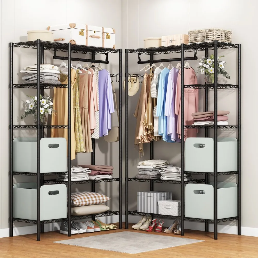 Heavy duty hanging clothes storage shop
