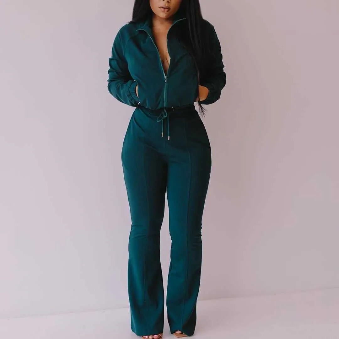 Tracksuits For Women Two Piece Set Fall Winter Jogger Suit Plus