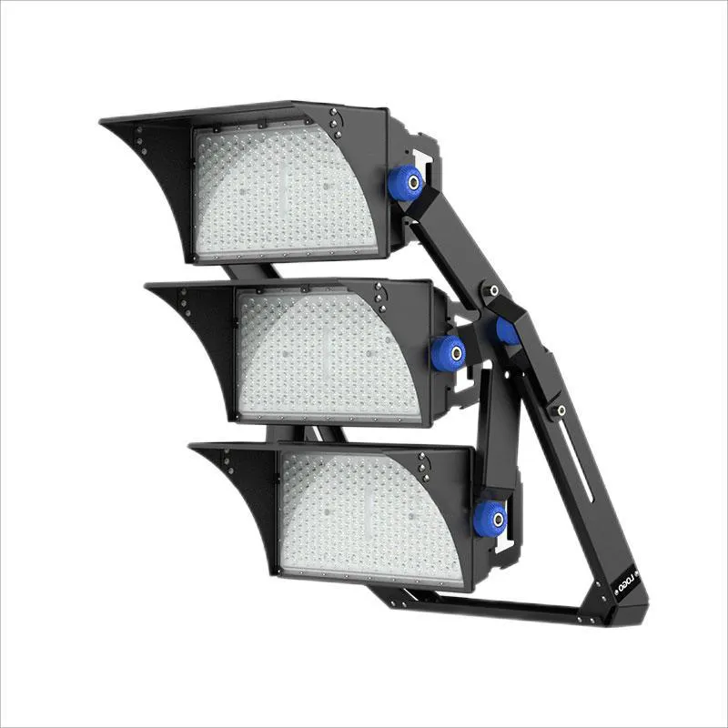 La lumière de stade de 1000 watts LED IP65 LED allume la lumière élevée de mât de 6500K pour la cour de sport AC85V-265V 500W 1500W 2000W oemled