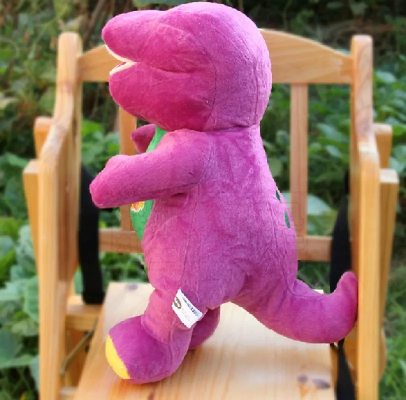 30cm Singing Purple Barney Friend Dinosaur Plush Doll Children