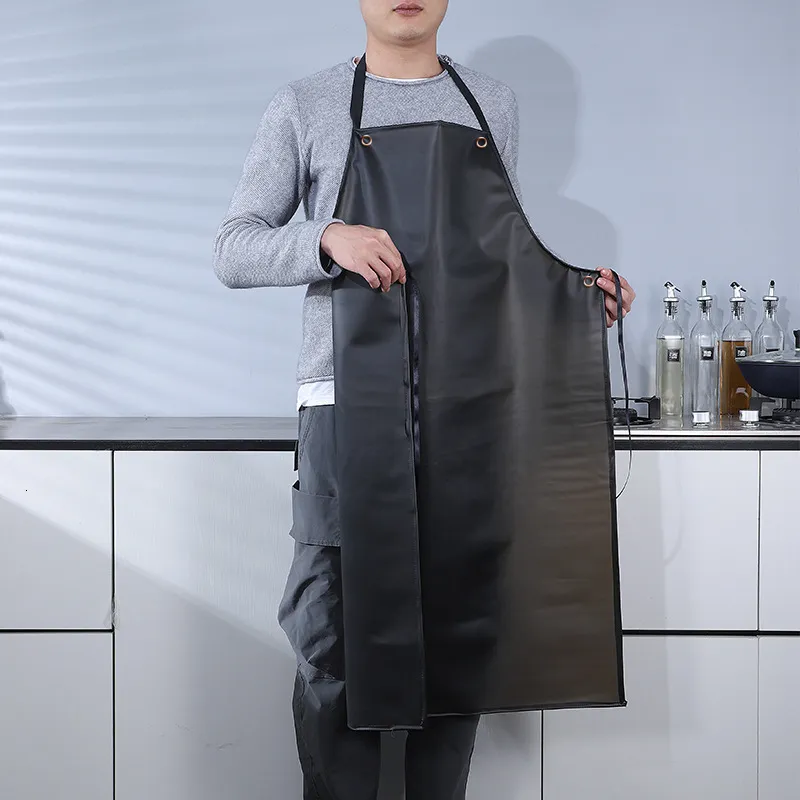 2 Pezzi Grembiule Da Cucina Chef, Grembiuli Impermeabili E Regolabili - Foto 10