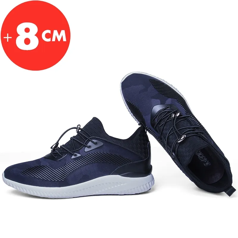 Lift Sneakers Men Shoes Heightening Shoes Elevator Shoes Height