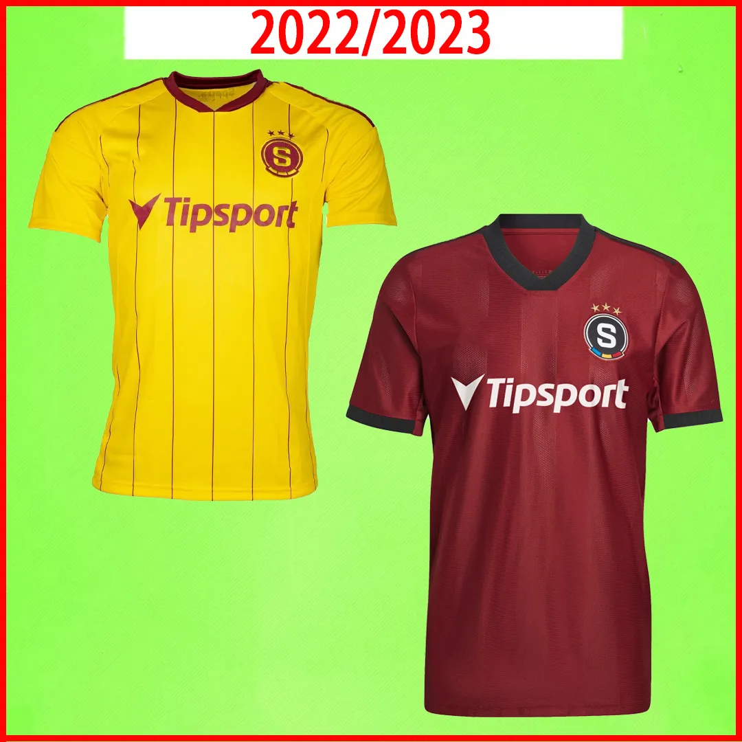 22 23 24 Maglia da calcio Sparta Praga 2023 2024 camisetas de futol home away terza maglia da calcio per uomo adulto kit uniforme