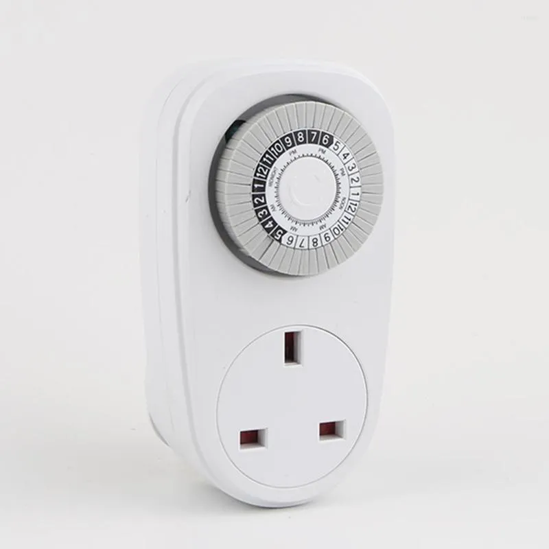 Equipamentos de rega uk plug plug time switch 24 horas home uplos intervalo cloket para controle elétrico