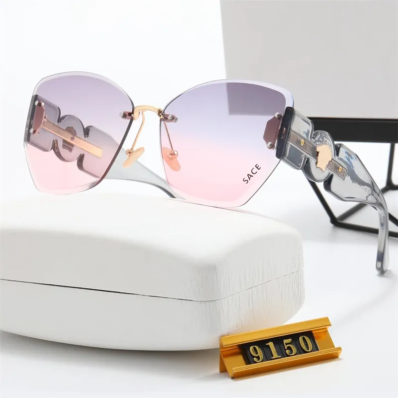 Luxury Designer Sunglasses Classic Brand Sun Glasses Fashion Letter Eyewear Eyeglasses Unisex Sunglass Driving Eyewear Rimless Glasses