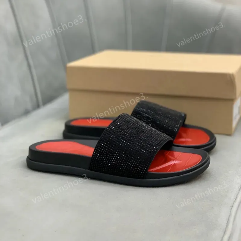 Red shop bottoms slides