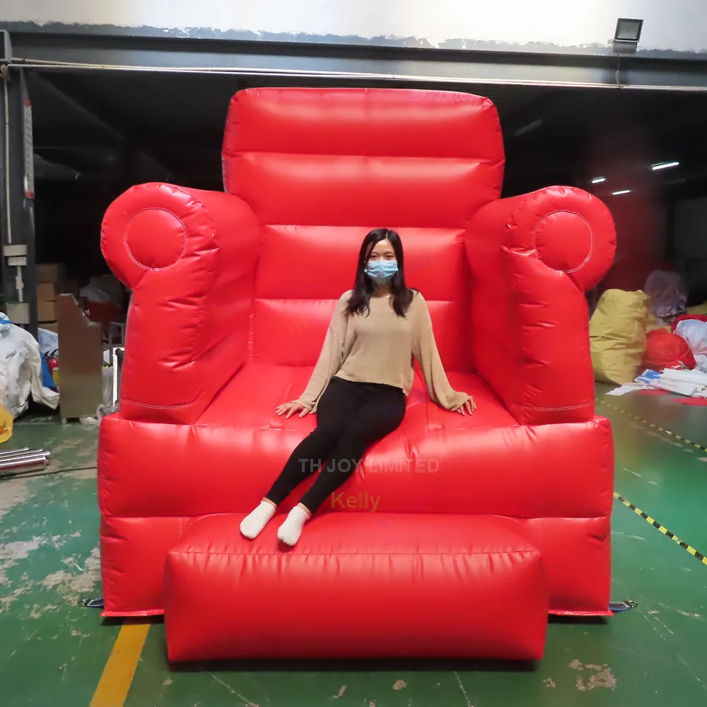 Outdoor Activities king throne inflatable chair for kids birthday party inflatable antique throne chair balloon