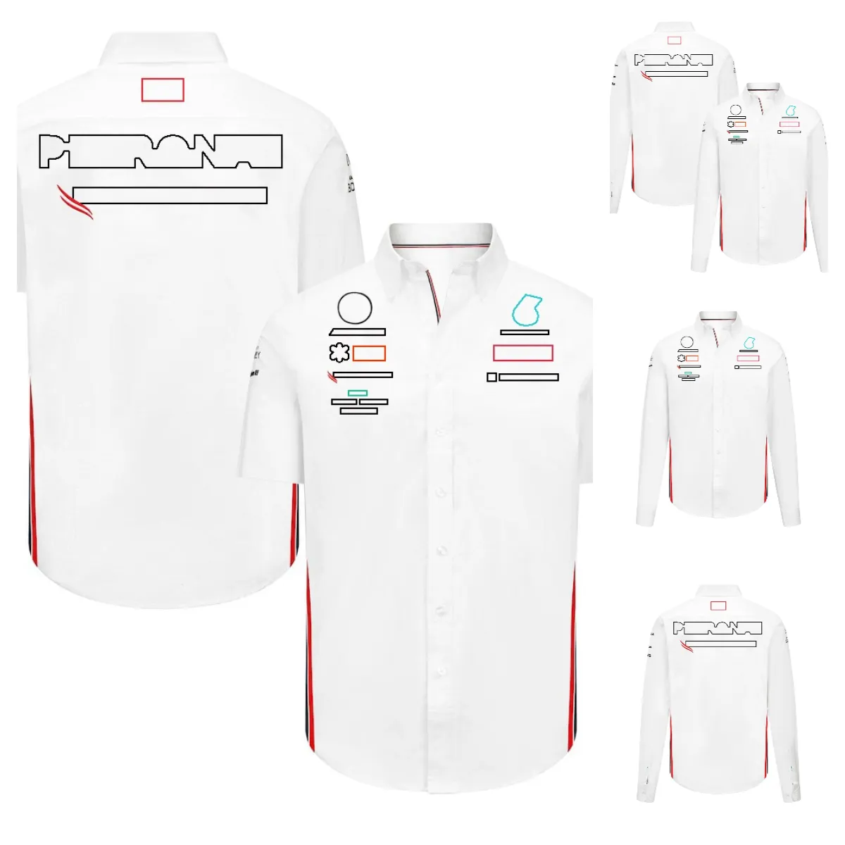 F1 Formel 1-Shirt Kurzarm-Rennteam-Uniform 2023 Atmungsaktives Langarm-Rennshirt für Männer und Frauen