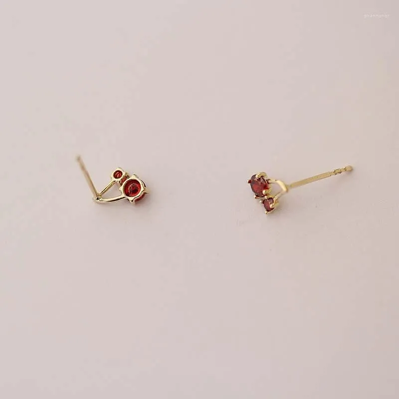 CMajor 9ct Solid Gold Stud Earrings Fashionable, Delicate CMajor 9ct Solid Gold Stud Earrings Fashionable, Delicate