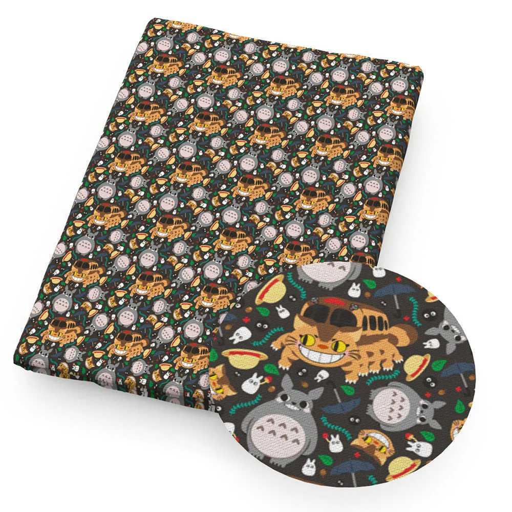 Japanse Totoro Katoenen Stof Red Warp Knit Voor Kleermakerij, 50x145cm,  Biologisch Afbreekbaar, 2024 Van 19,64 € | DHgate, image size:1000x1000