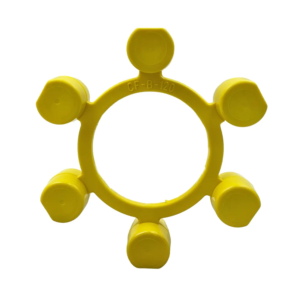 Ny Mikipulley Elastomer-koppling absorberade gula axelkopplingar käken spindel CF-B-120 n = 120mm tillverkad i Japan