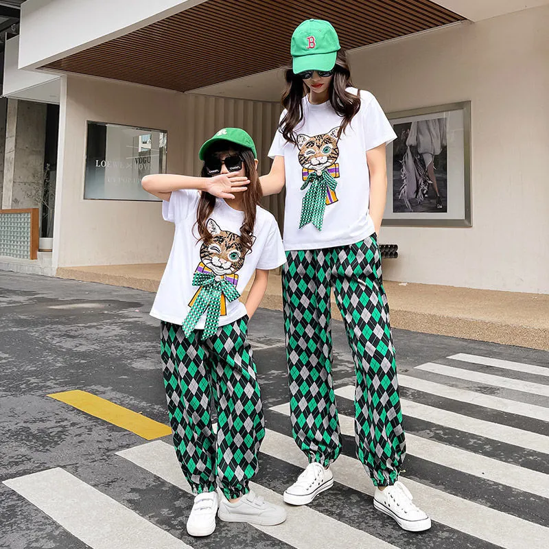 Green Plaid Family Outfits Family Christmas Pjs Matching Sets
