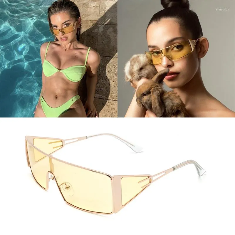 BEGREAT Moda Dikdörtgen Gözlüğü Kadın Erkek Retro Marka Tasarımcısı güneş gözlüğü Punk Shades Bayanlar Gözlük UV400
