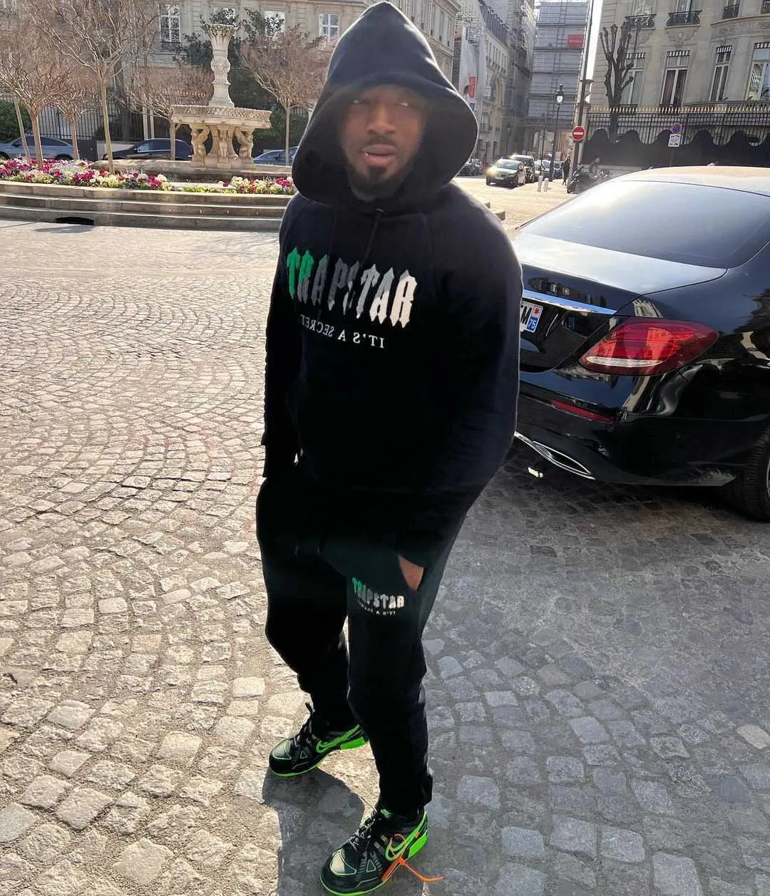 Trapstar green hoodie on sale