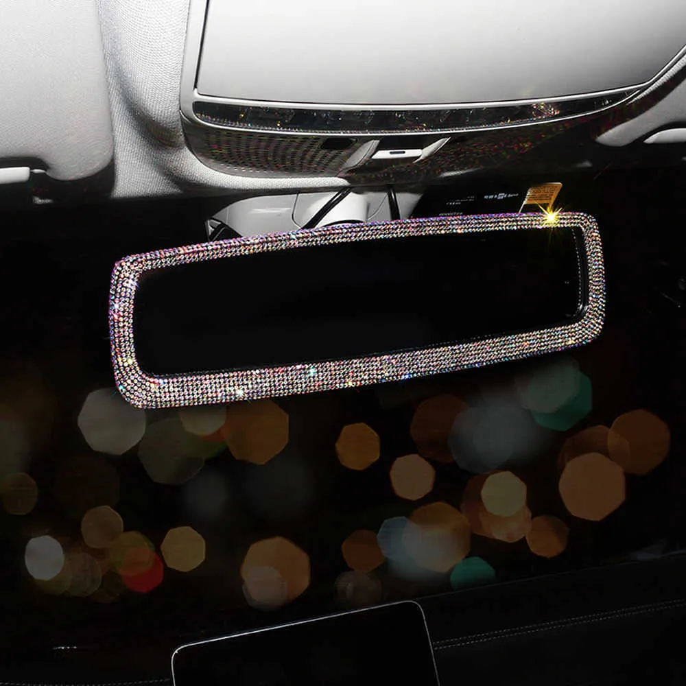 Rhinestone rear view mirror cover sale