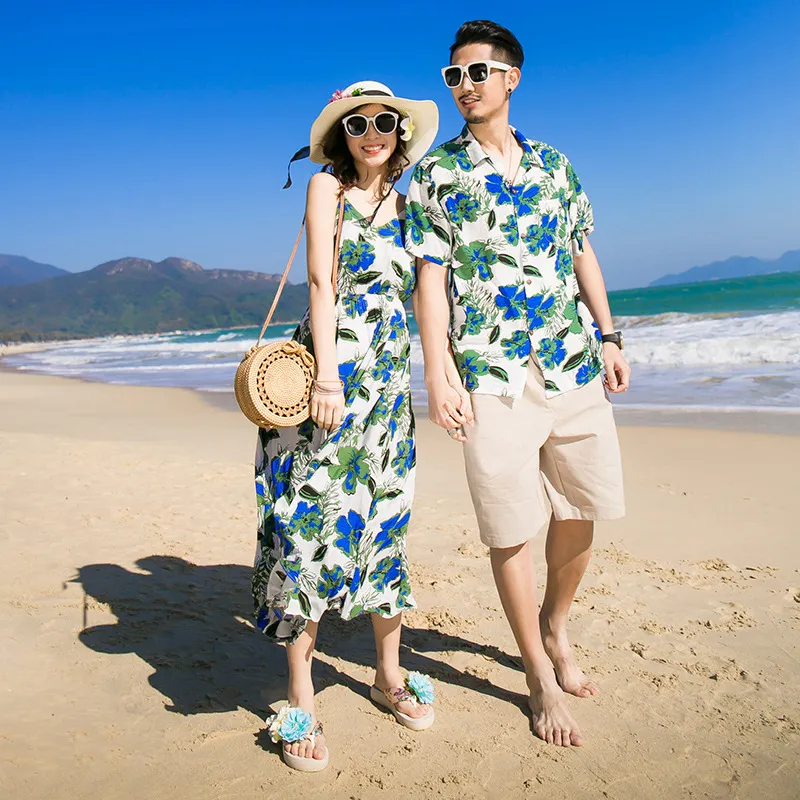 Couple beach dress clearance