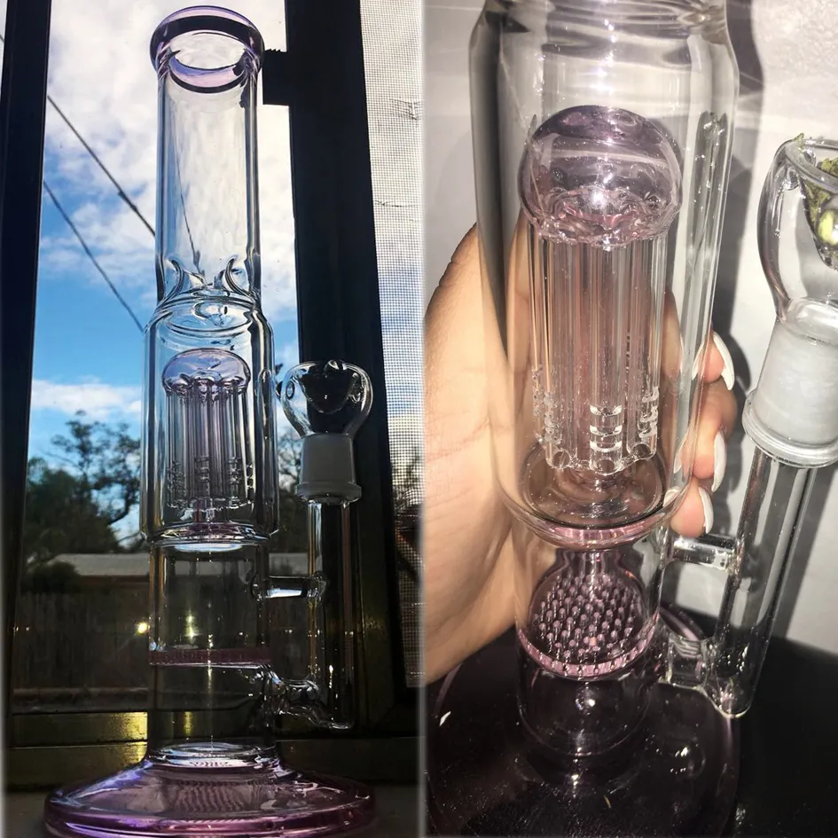 Nieuwe glazen waterpijpen waterpijpen rokende glazen pijp bubbler bedwelmende dab rigs Arm Tree perc unieke bong