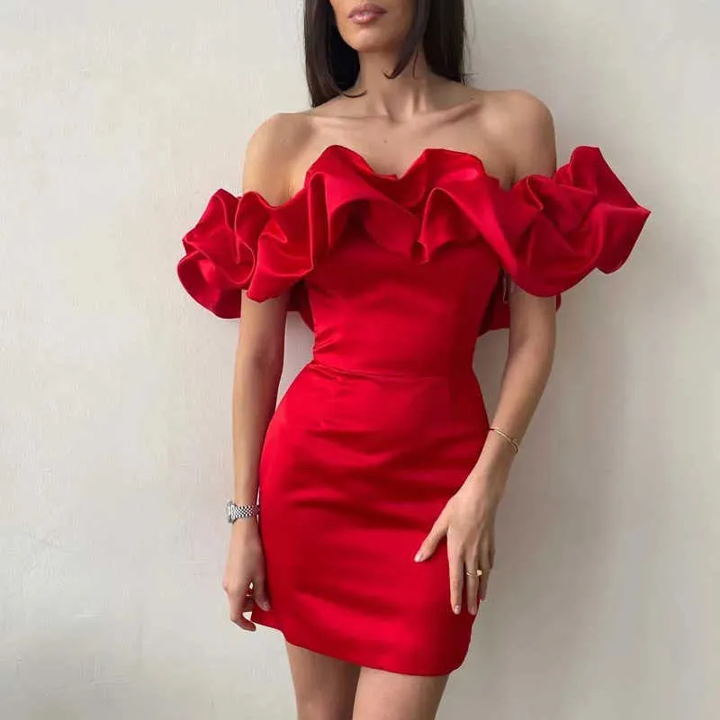 Casual 2023 Fashion Hollow Sleeveless Slim Fit Mini Elegant Ladies Wrap Tail Dresses da festa Sexy Women Women Sight Abito Z0506