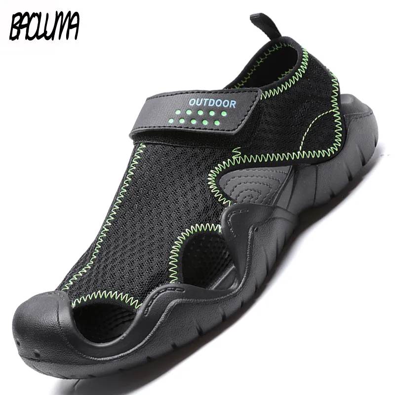 Sandalen Sommer Herren Sandalen Outdoor Herren Strand Sandalen Klassische Herren Mokassins Watlicht Handgemachte Hausschuhe Atmungsaktive Herren Sandalen 230505