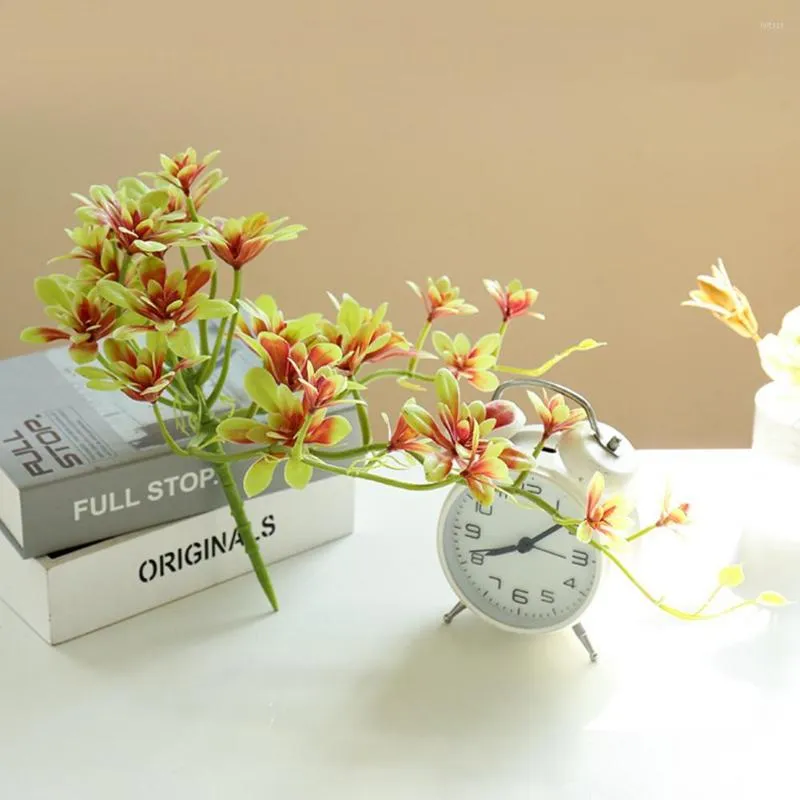 Fleurs décoratives fausse fleur pas de flétrissement bureau de ménage de plante artificielle