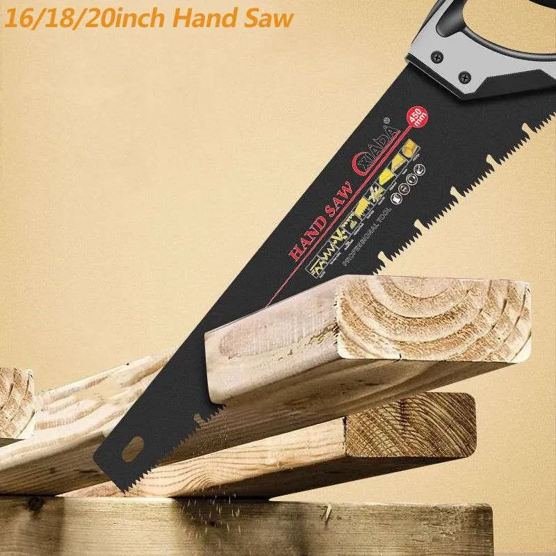 Birleştiriciler 16/18/20 inç El Saw Woodworking Hacksaw Japon Saw ağır hizmet ekstra uzun bıçak kampı Ahşap Budama Modelleme Kesme Aracı