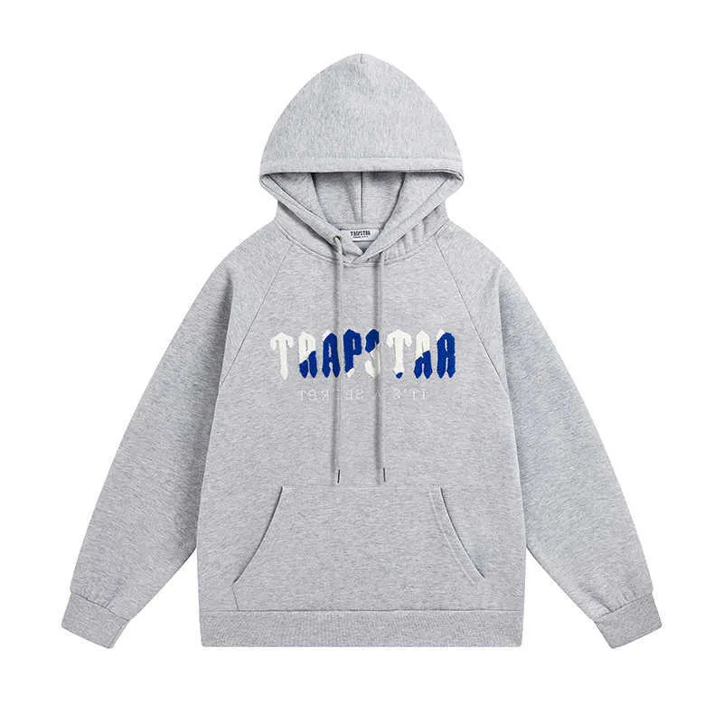 Trapstar grey sweatshirt hot sale