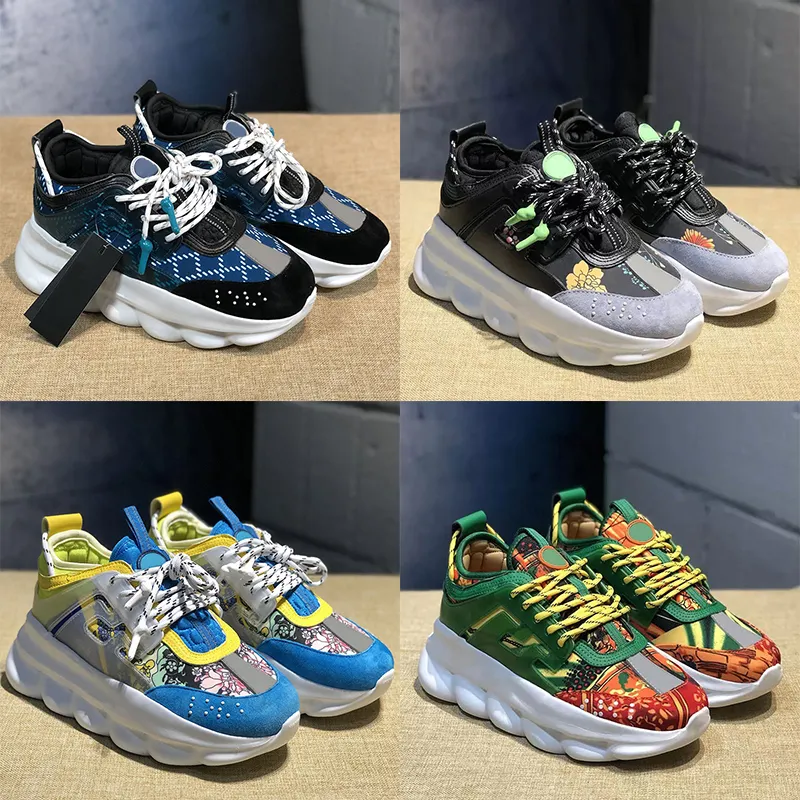 Top Italy Chain Reaction Shoes Casual Shoe Sneakers Height Reflective  Triple Black White Multi Color Suede Womens Mens Fashion Luxury Designer  Trainers From Sneakerjerseyfactory, $30.4 | DHgate.Com