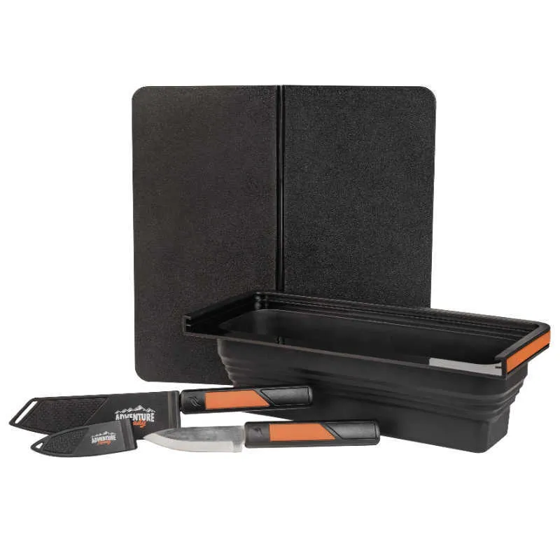 Camp Kitchen Adventure Ready Griddle Cutting and Prep Kit 4-Piece P230506