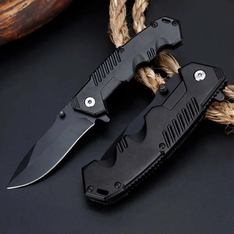 Camping Hunting Knives 57HRC Folding Knife Tactical Survival Pocket Knives Hunting Camping Blad EDC Multi High Hardness Military Survival Knife Good P230506