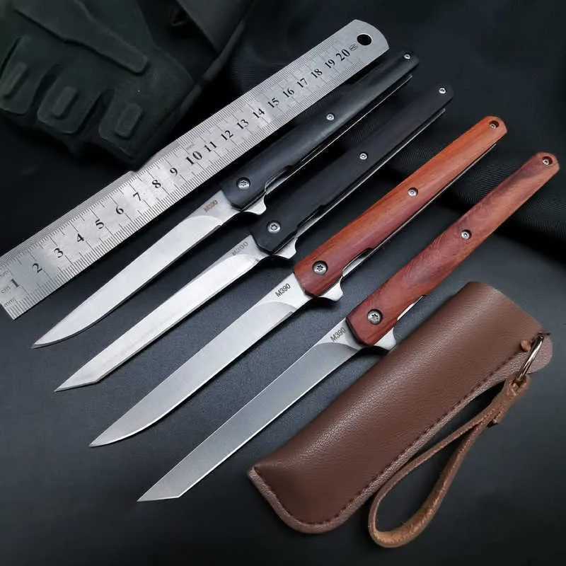 Camping Hunting Knives Outdoor folding knife seconds open pop-up portable knife high hardness household fruit cutting multi-functional sharp pocket kni P230506