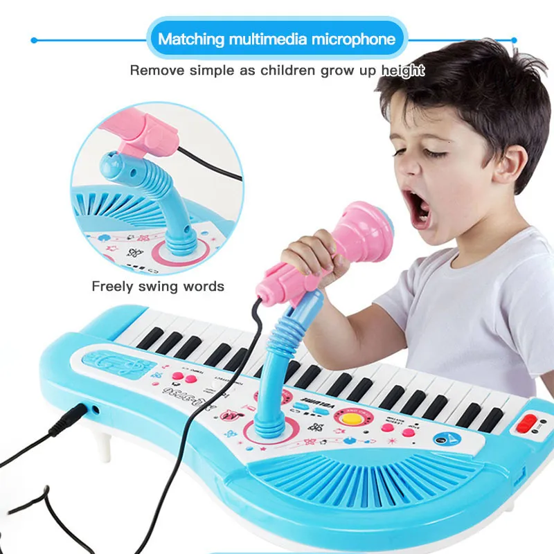 Piano pour Enfants - Instrument de Musique électronique avec 37 Tou