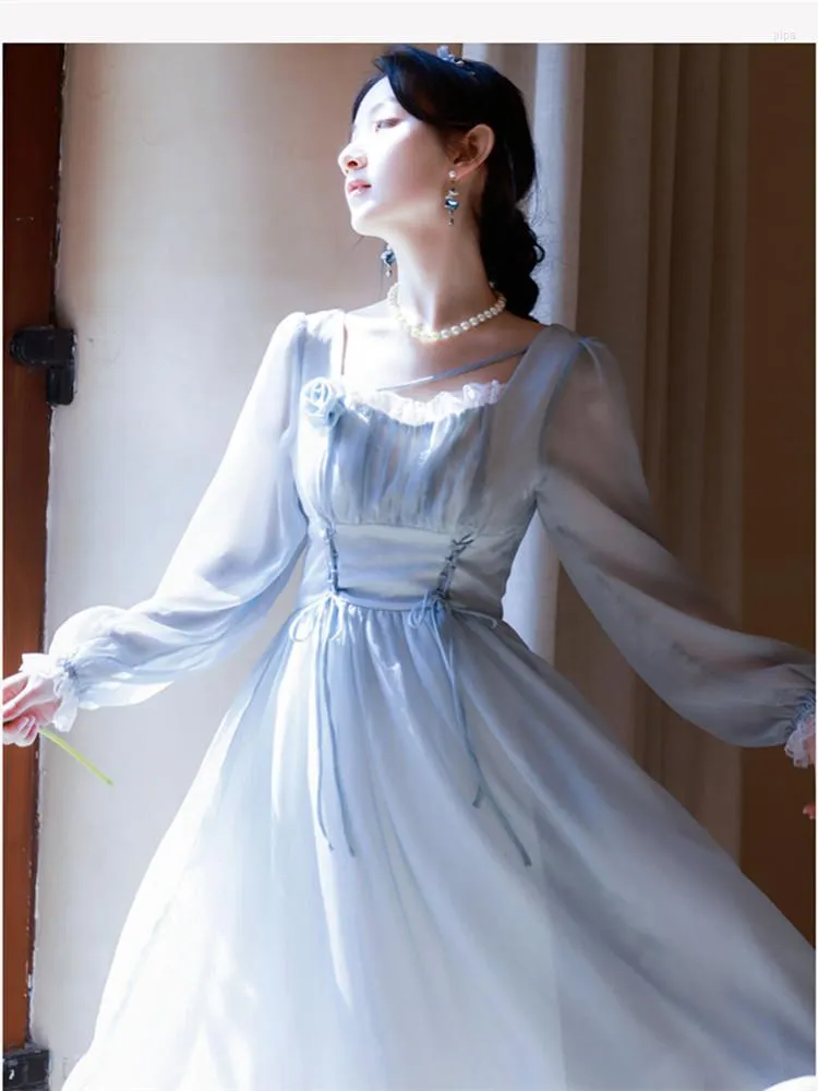 Ladies pale new arrivals blue dress