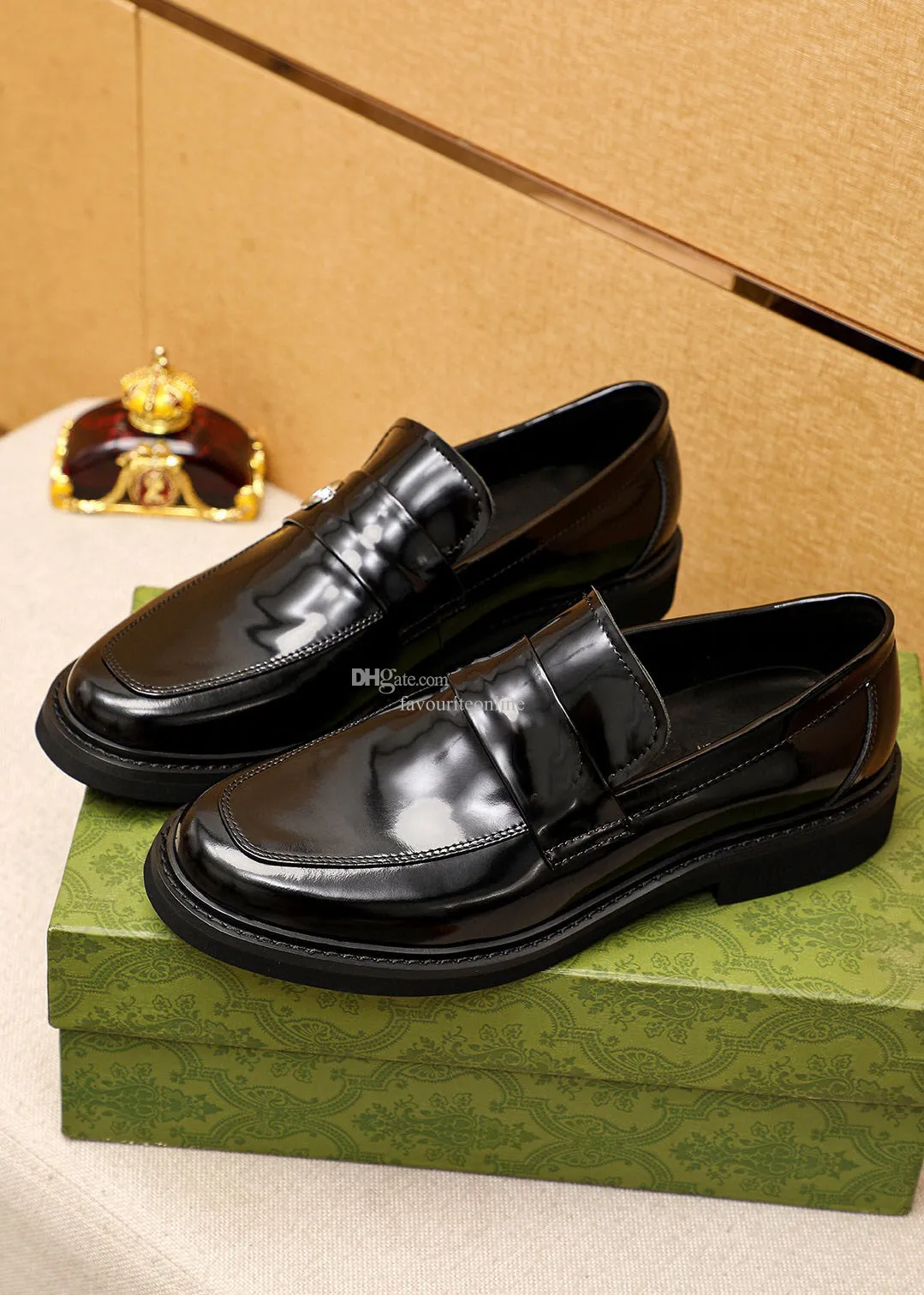 Luxury Brand Mens Party Dress Loafer Shoes Oxfords Wedding With Metal Cow Leather Shoe Size 38 45 From Favouriteonline 85.43 DHgate.Com
