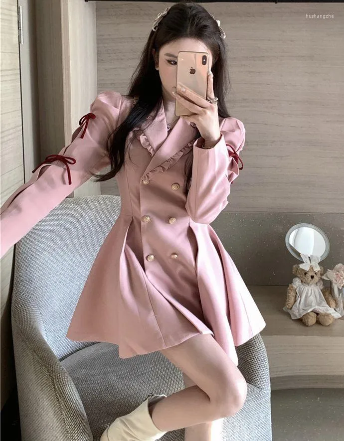 Korean pink dress deals