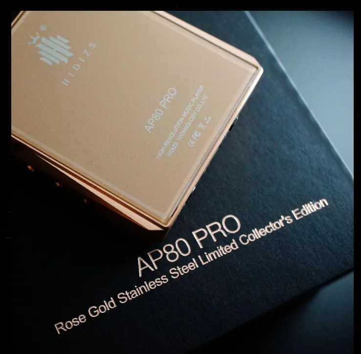 Hidizs AP80 Pro Music Player - Rose Gold Stainless Steel Hidizs AP80 Pro Music Player - Rose Gold Stainless Steel